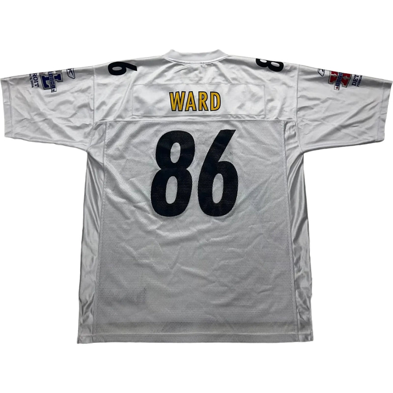 Vintage 00's Reebok NFL Hines Ward Pittsburgh Steelers Jersey Jersey White Size XXL