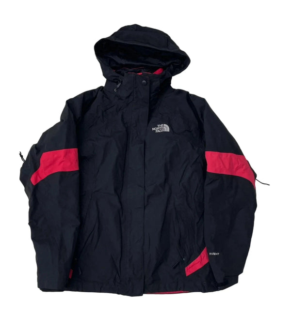 Vintage Y2K The North Face Zip-Up Winter Jacket Black Size Small