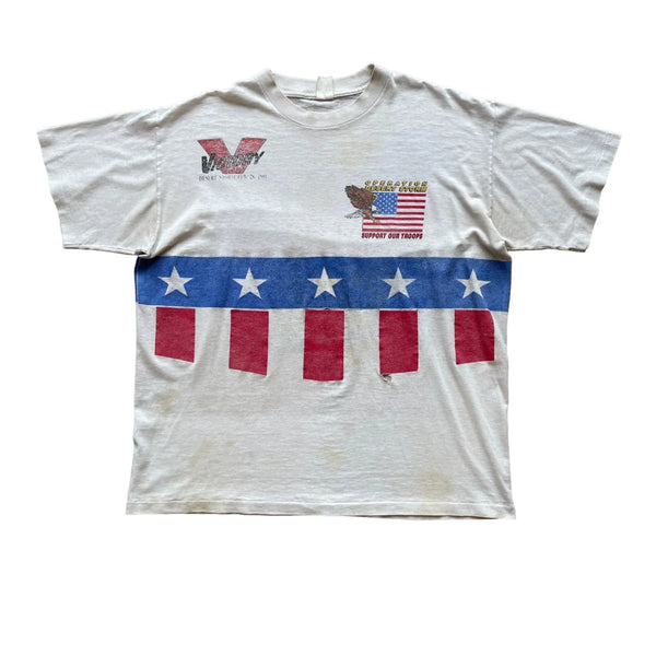 Vintage 90's USA Operation Desert Storm, Support Our Troops T-shirt White Size Extra Large