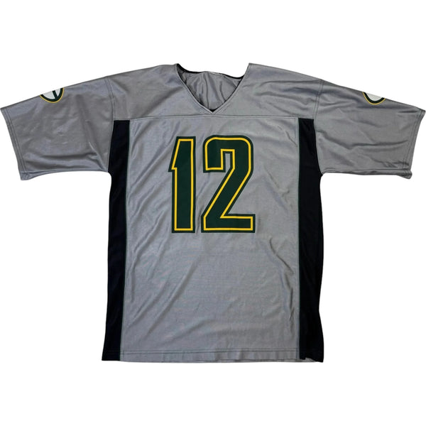 Vintage NFL Green Bay Packers Aaron Rodgers #12 Jersey Gray Size XL