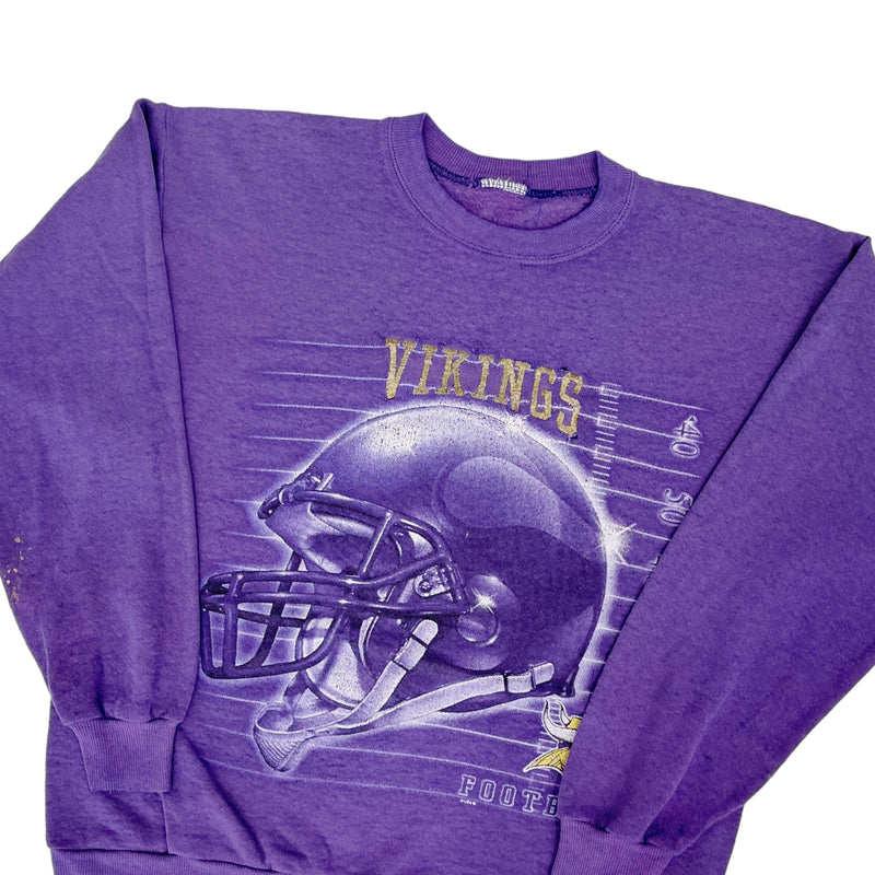 Vintage 1998 NFL Minnesota Vikings Big Print Crewneck