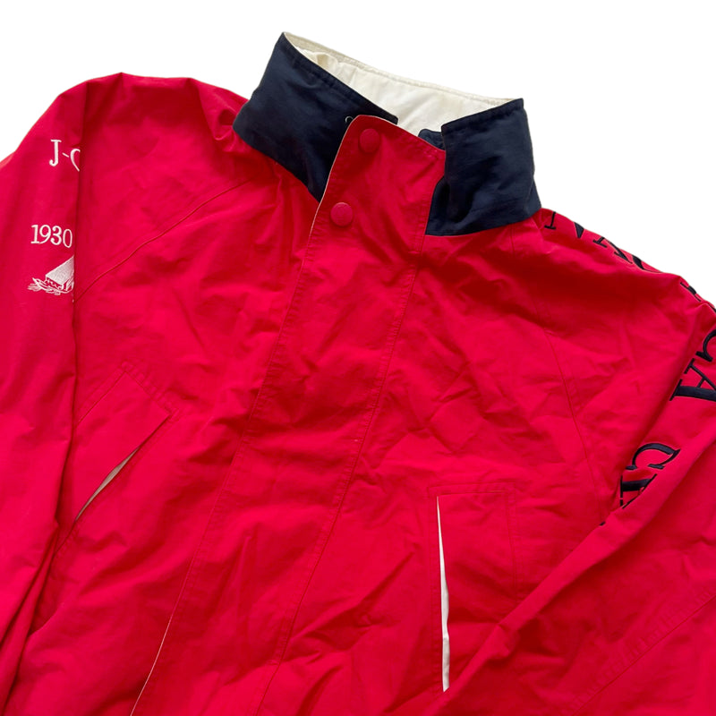 Vintage 90s Nautica Challenge Full Zip Red Jacket