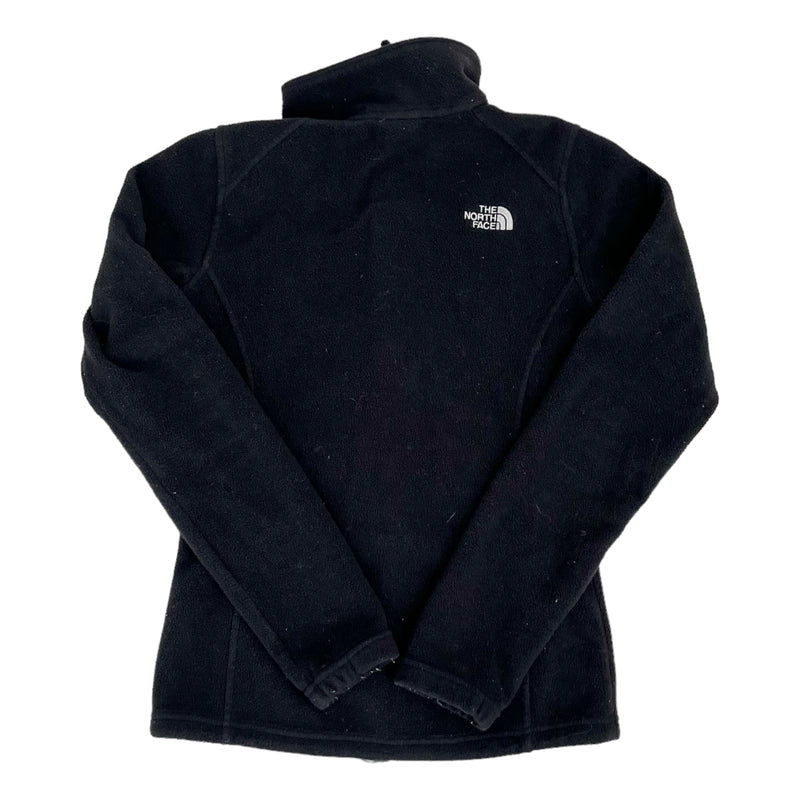 Vintage Womens The North Face Full Zip Black Fleece Sweater