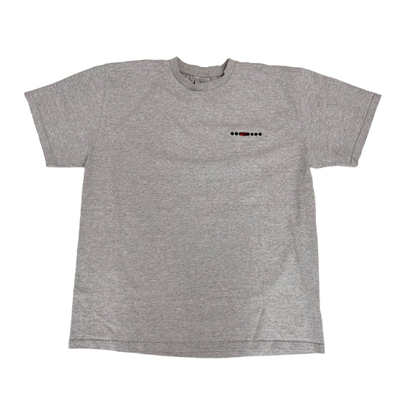 Vintage 2000s Nike Dotted Corner Swoosh Grey T-Shirt