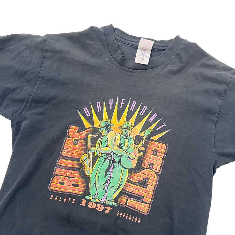 Vintage 1997 Bay Front Duluth Superior Jazz Club T-Shirt