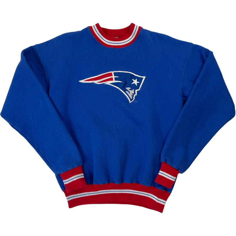 Vintage 90's Legends NFL New England Patriots Crewneck Sweatshirt Blue Size M