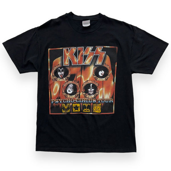 Vintage 90s KISS Psycho Circus Tour Black T-Shirt