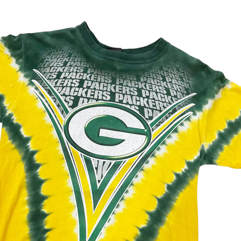 Vintage NFL Green Bay Packers Big Graphic Print T-Shirt