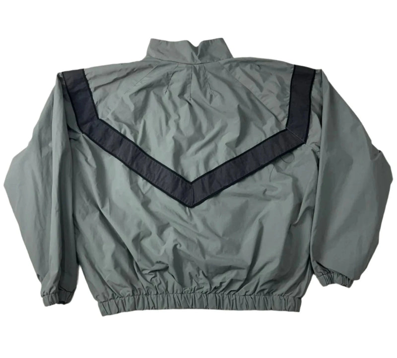 Vintage 90s Windbreaker U.S Army Full-Zip Reflective Jacket Gray Size Medium