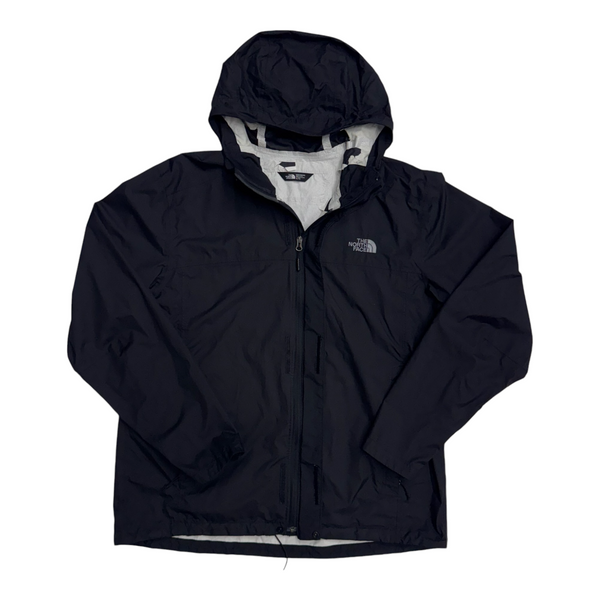 Vintage The North Face Hooded Zip-Up Jacket Black Size Extra Large