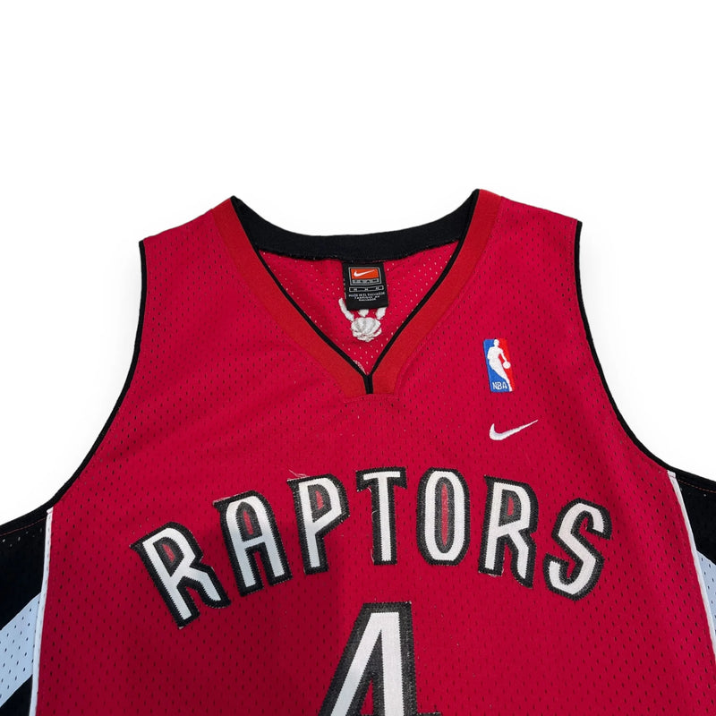 Vintage 90s Nike NBA Toronto Raptors Chirs Bosh Jersey Red Size Medium