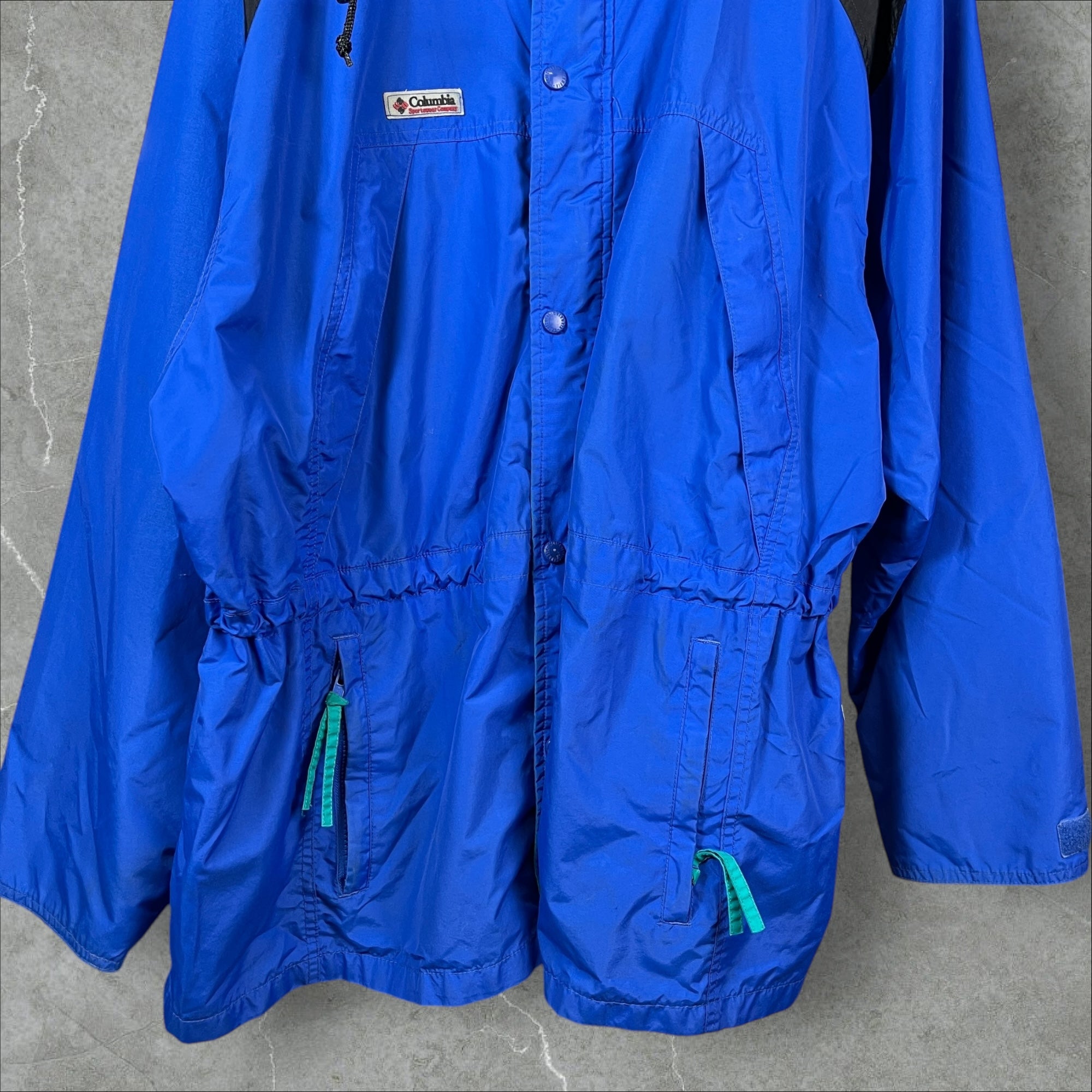 Vintage 90s Columbia Blue Ski Jacket Size Large