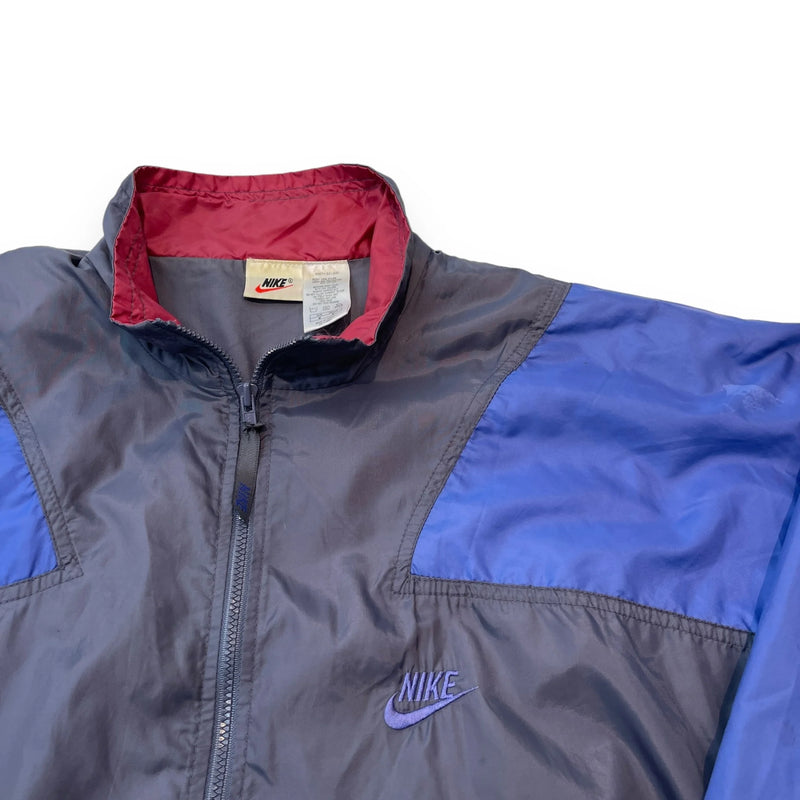 Vintage 90s Nike Retro Color Block Jacket Black Size Extra Large