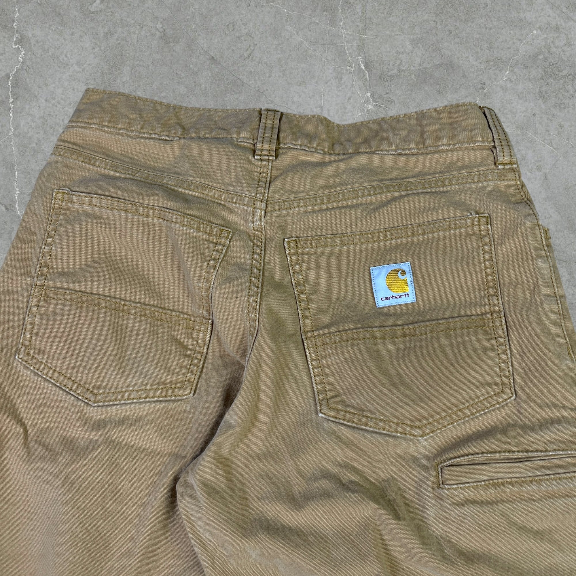 Vintage Carhartt Relaxed Fit Canvas Jeans Brown Size 30x32