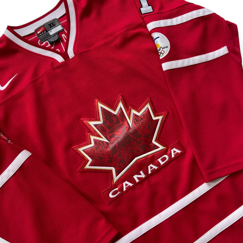 Vintage Nike Hockey Team Canada 2010 Olympics Rick Nash 61 Jersey Red Size XL