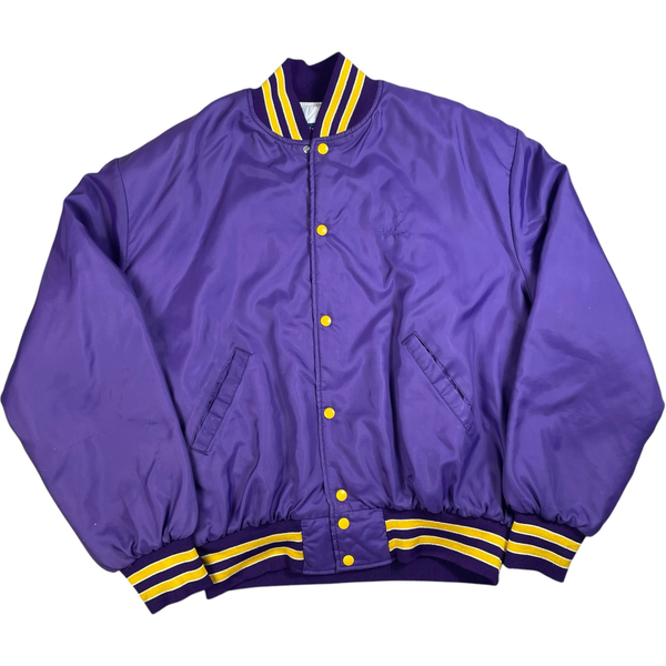 Vintage 90s Holloway Rapid City SD Button-Up Insulated Jacket Purple Size XXL