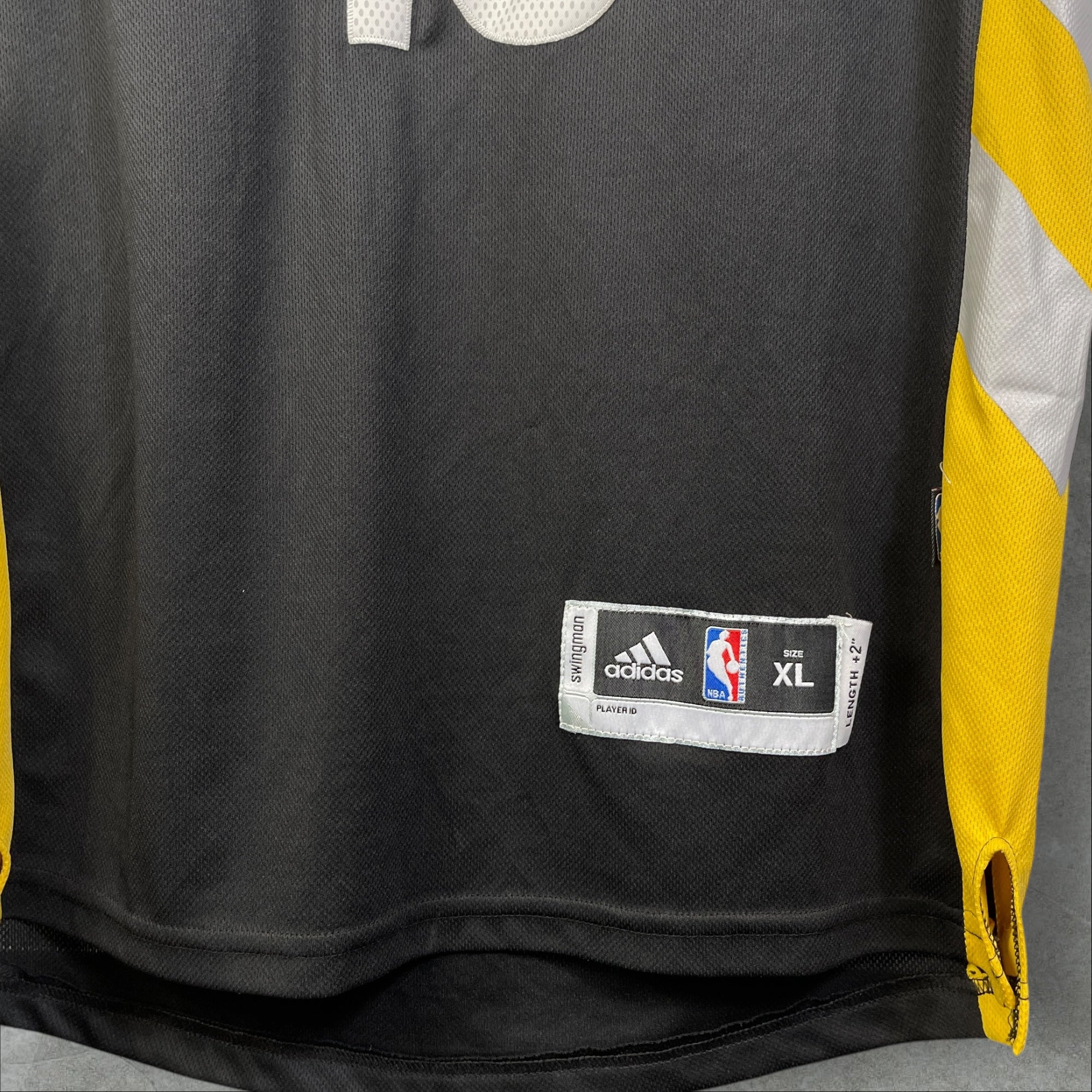 NBA Adidas Toronto Raptors OVO DeMar Derozan #10 Black Gold Jersey Size XL