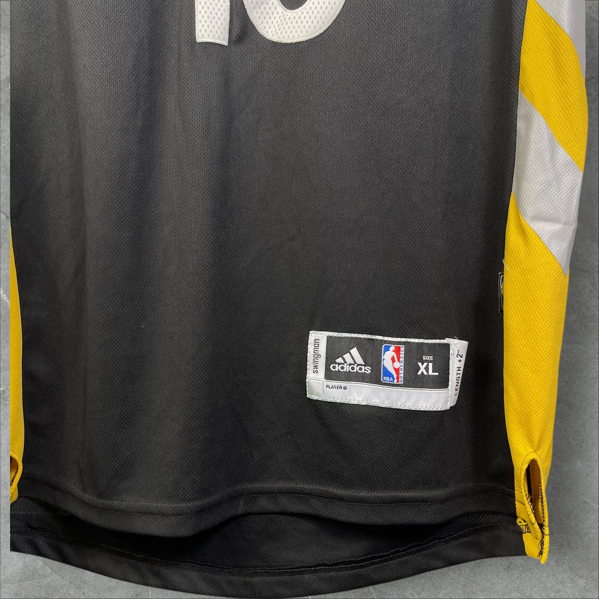 NBA Adidas Toronto Raptors OVO DeMar Derozan #10 Black Gold Jersey Size XL