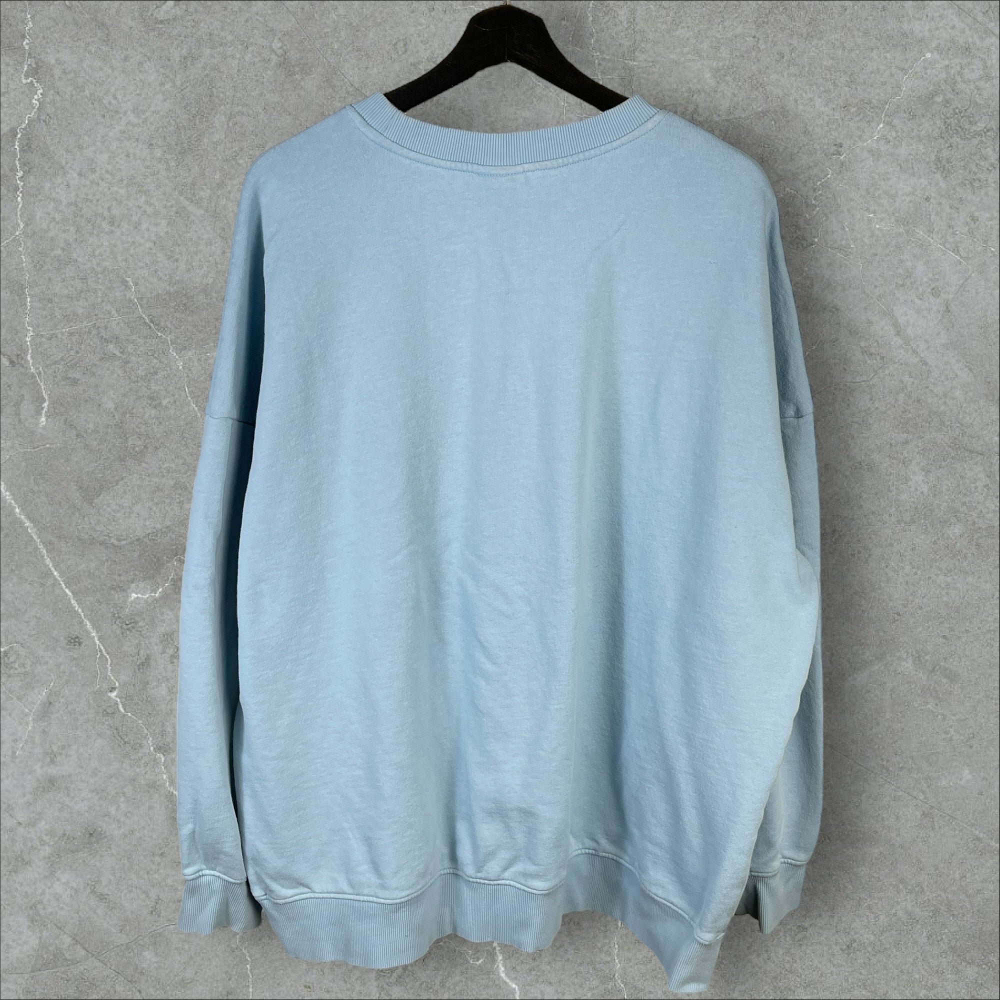 Vintage 90s Guess Crewneck Sweatshirt Light Blue Size Extra Large