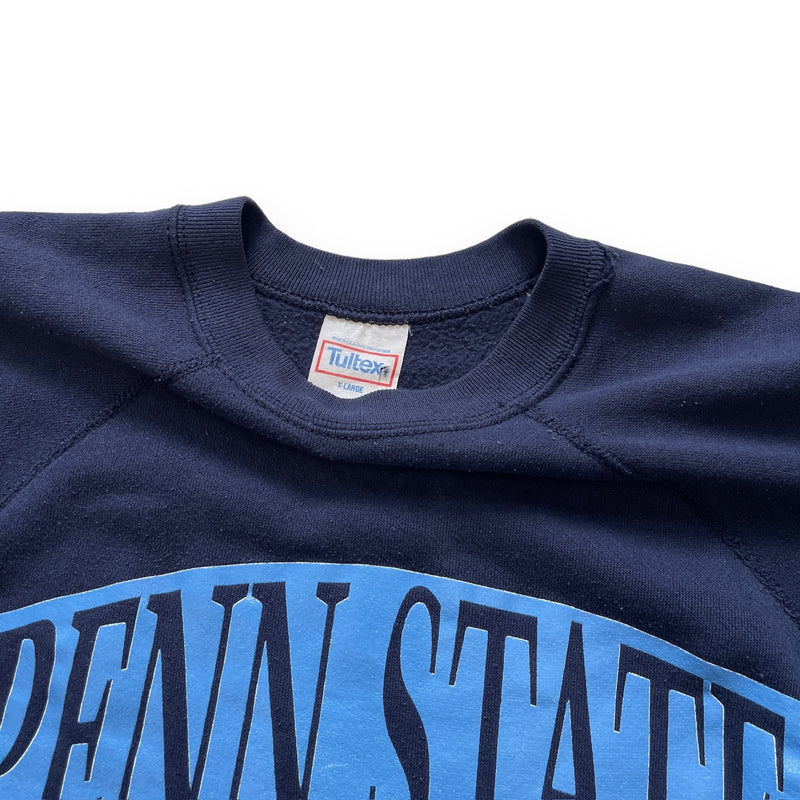 Vintage 80s NCAA Penn State Nittany Lions Sweatshirt Navy Size Extra Large