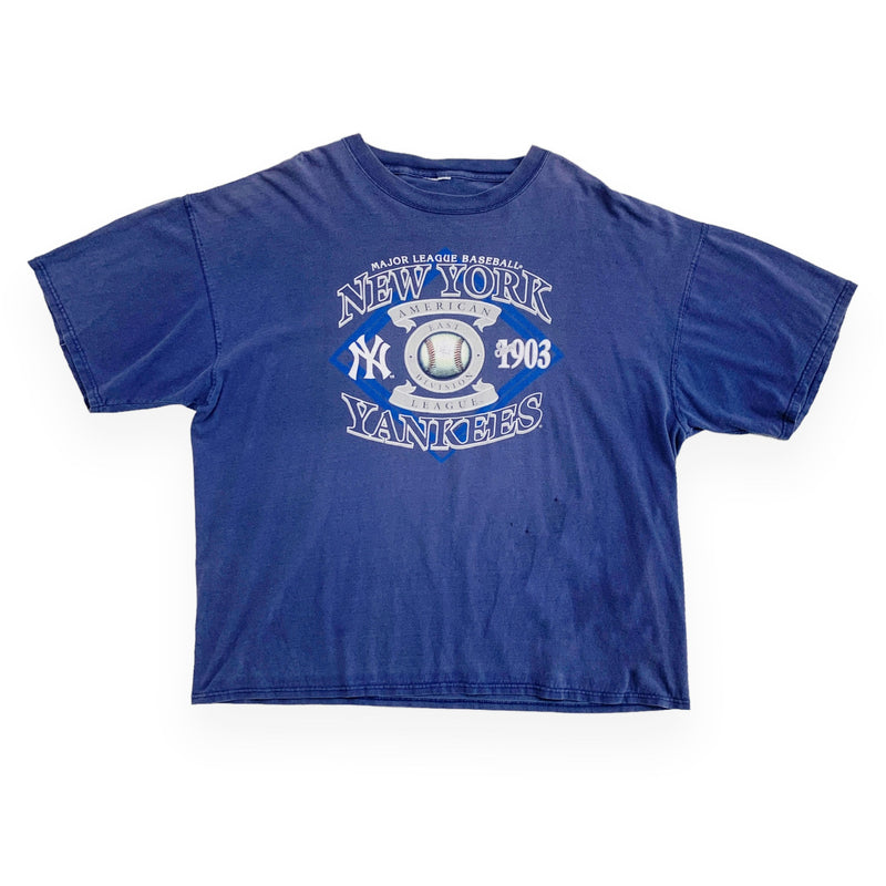 Vintage 90s MLB New York Yankees Navy Blue T-Shirt