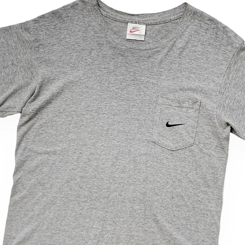 Vintage 90s Nike Corner Pocket Swoosh Grey T-Shirt
