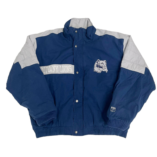 Vintage 90s Logo 7 NCAA Penn State University Nittany Lions Blue & Grey Full Zip Jacket