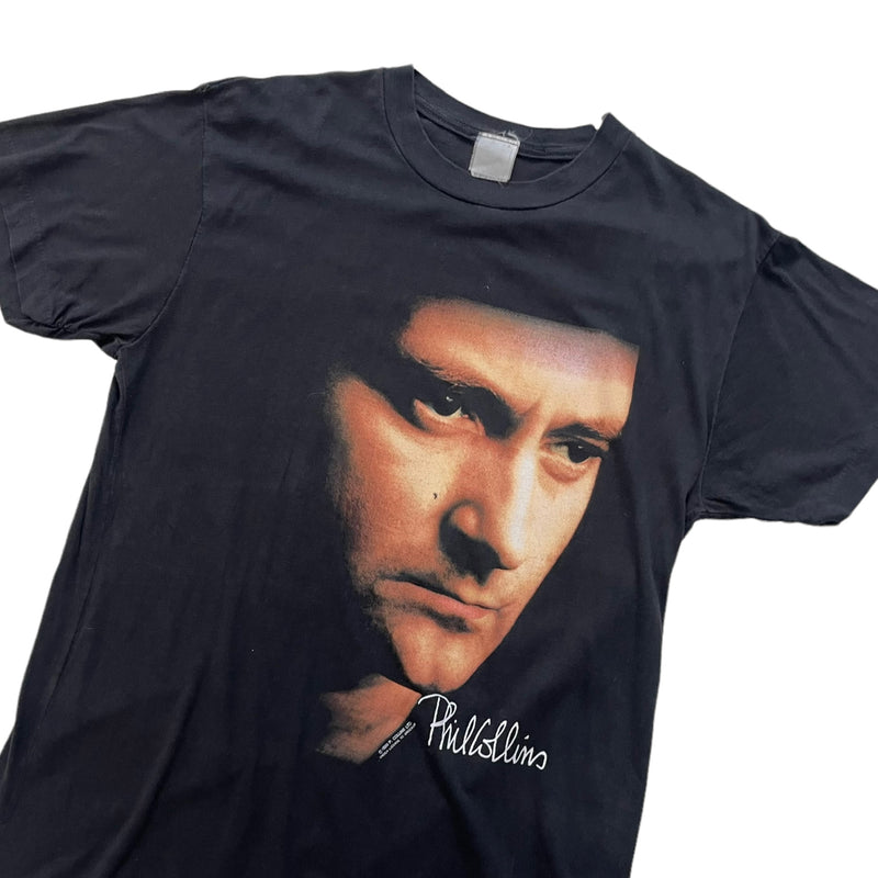 Vintage 1990 Phil Collins But Someday World Tour Black T-Shirt
