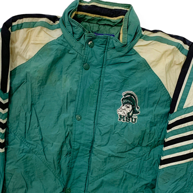 Vintage 90s Starter Michigan State University Spartans Heavy Jacket