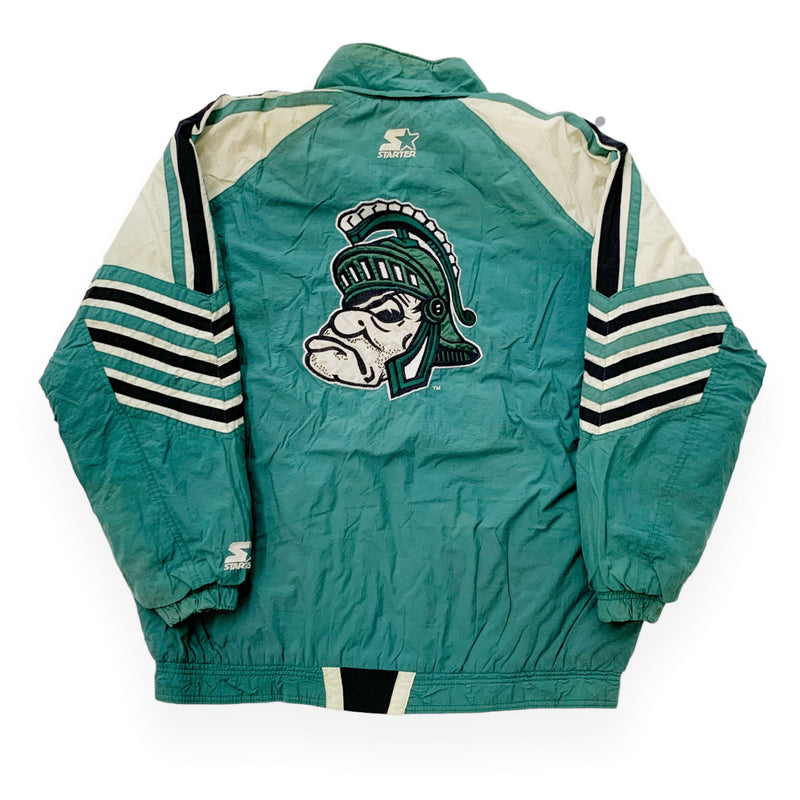 Vintage 90s Starter Michigan State University Spartans Heavy Jacket