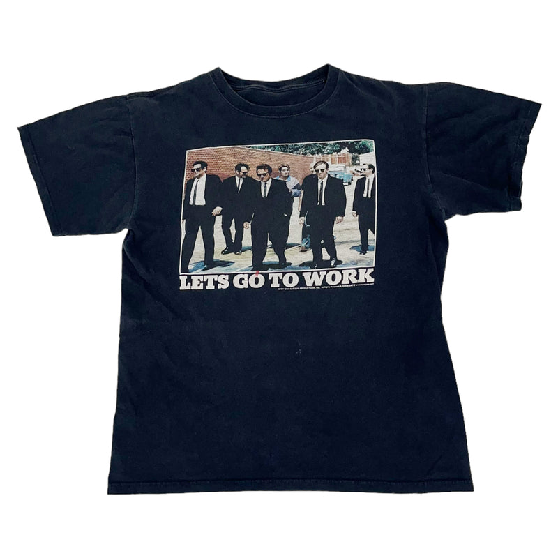 Vintage 1991 Reservoir Dogs Lets Go To Work Black T-Shirt