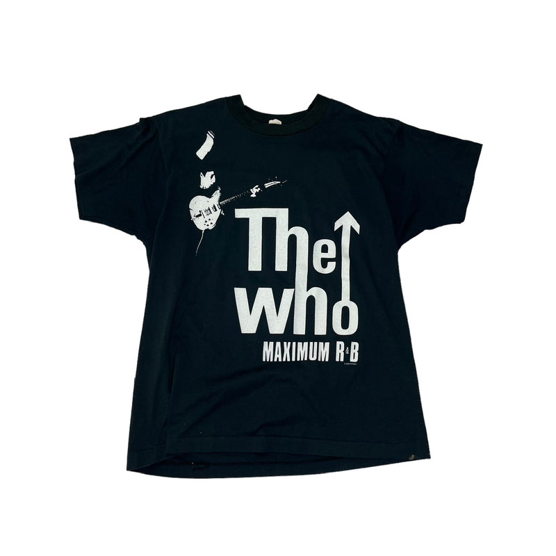 Vintage 80s The Who Maximum R&B Who Are Your Tour T-Shirt
