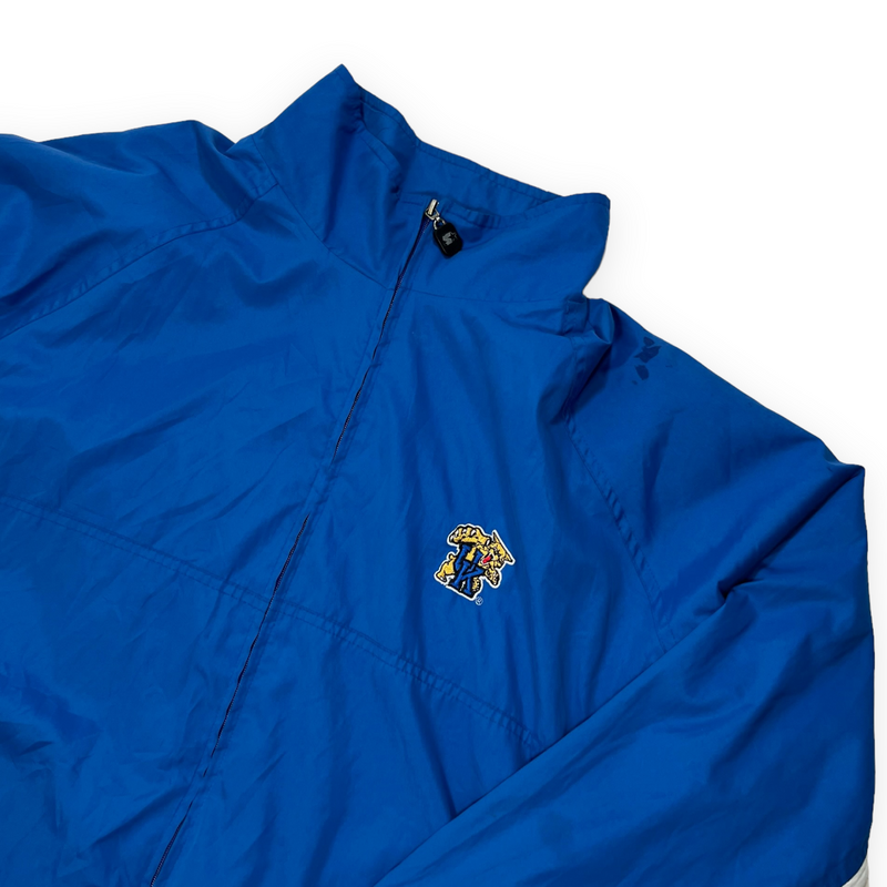 Vintage NCAA University Of Kentucky Wildcats Blue & Grey Windbreaker Jacket