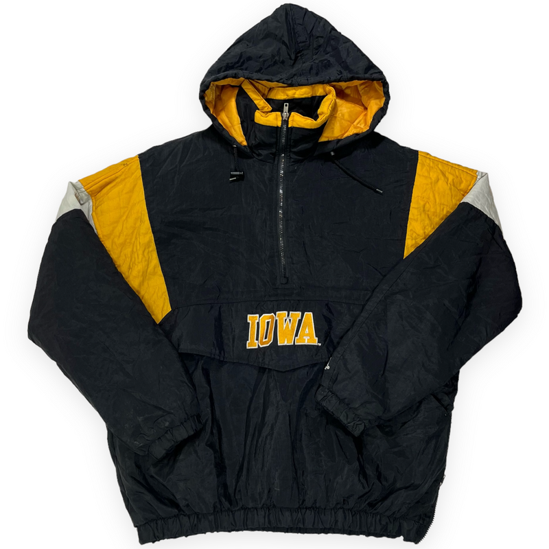 Vintage 90s NCAA University Of Iowa Hawkeyes Majestic Jacket