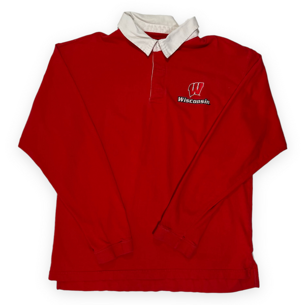 Vintage NCAA University Of Wisconsin Badgers Button-Up Longsleeve